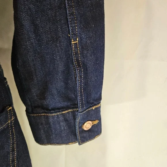 Zara Dark Blue Denim Jumpsuit - Picture 5 of 5